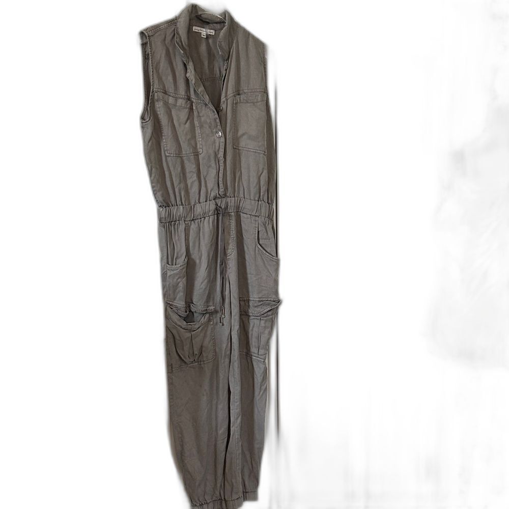 Young Fabulous & Broke Taupe Jumpsuit - Size M - Picture 2 of 12